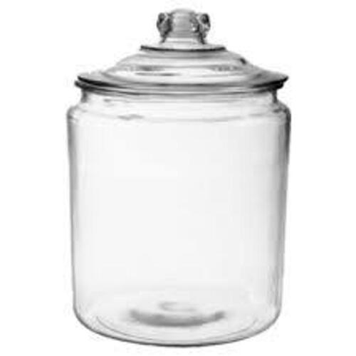 DESCRIPTION: (1) GLASS JAR WITH LID BRAND/MODEL: ANCHOR HOCKING #69372AHG17 SIZE: 2 GALLON RETAIL$: $27.99 EA QTY: 1