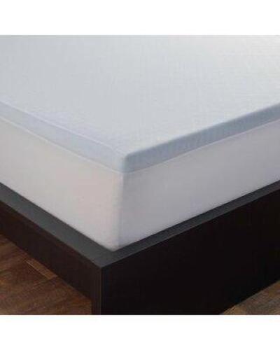 2" SWIRL GEL MEMORY FOAM TWIN MATTRESS TOPPER