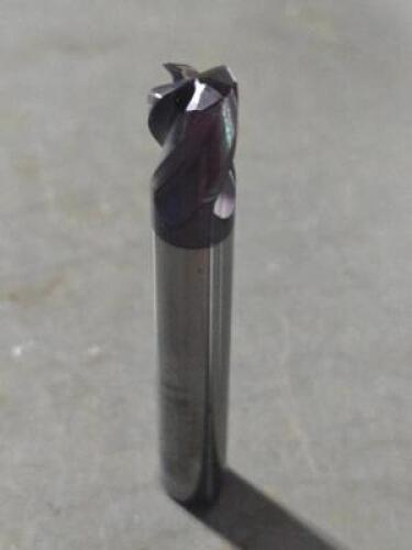 DESCRIPTION: (2) SOLID CARBIDE LENS FORM BARREL CUTTER END MILLS BRAND/MODEL: ACCUPRO 03313657 SIZE: 0.3750" DIA 7/16" LOC 3/8" SD RETAIL$: $192.10 QT