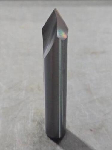 DESCRIPTION: (2) SOLID CARBIDE SPOTTING DRILLS BRAND/MODEL: ACCUPRO 89699136 SIZE: 12mm DIA 60 DEG RETAIL$: $151.88 QTY: 2