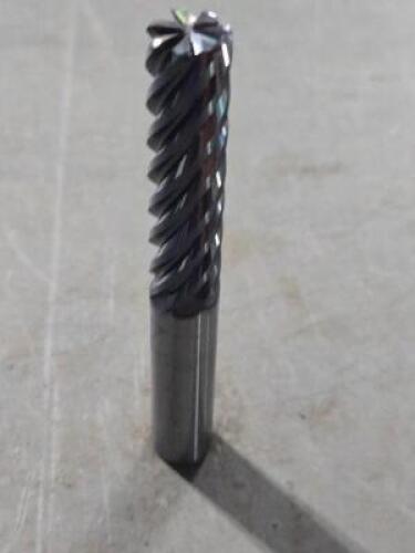 DESCRIPTION: (1) SOLID CARBIDE CORNER RADIUS END MILL BRAND/MODEL: NIAGARA N58273 SIZE: 1/2" DIA 2" LOC RETAIL$: $305.92 QTY: 1