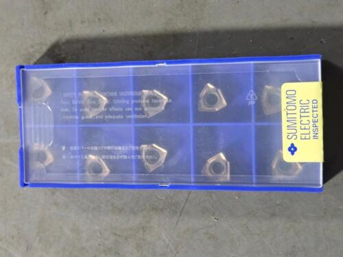 DESCRIPTION: (20) CARBIDE MILLING INSERTS BRAND/MODEL: SUMITOMO XNMU060608PNER-H 10 ACK300 RETAIL$: $311.40 QTY: 20