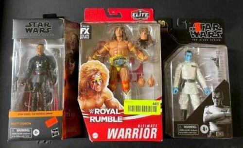 (3) ASSORTED ACTION FIGURES