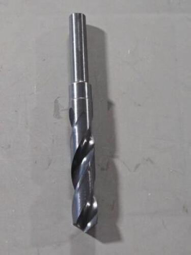DESCRIPTION: (1) HSS REDUCED SHANK DRILL BIT BRAND/MODEL: CHICAGO-LATROBE 55443 SIZE: 43/64" DIA RETAIL$: $45.46 QTY: 1