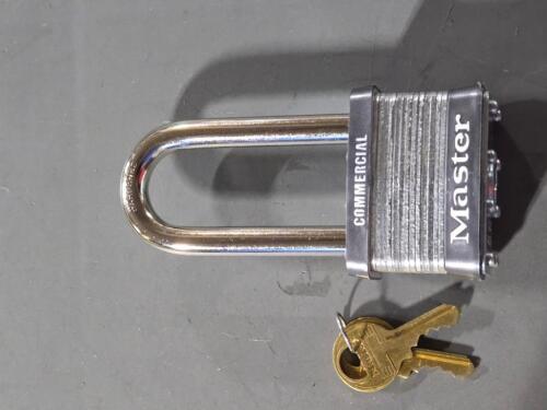 DESCRIPTION: (6) KEYED ALIKE STEEL PADLOCKJS BRAND/MODEL: MASTER 5KALJ SIZE: 2" WIDE RETAIL$: $159.30 QTY: 6
