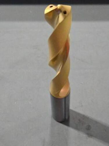 DESCRIPTION: (1) CARBIDE COOLANT THRU DRILL BIT BRAND/MODEL: KENNAMETAL B211A18400HP SIZE: 18.4mm DIA RETAIL$: $329.25 QTY: 1
