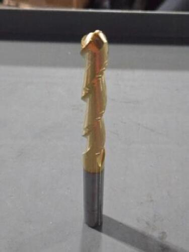 DESCRIPTION: (1) SOLID CARBIDE BALL END MIL BRAND/MODEL: KENNAMETAL 01661347 SIZE: 1/2" DIA 3" LOC RETAIL$: $307.89 QTY: 1