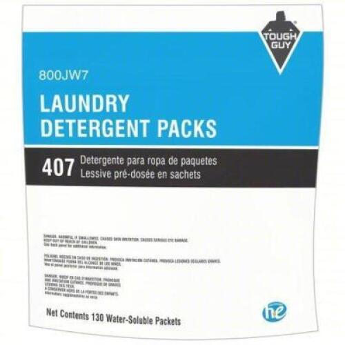 DESCRIPTION: (1) CASE OF (500) LAUNDRY DETERGENT PACKS BRAND/MODEL: TOUGH GUY #800JW7 INFORMATION: UNSCENTED RETAIL$: $378.00 EA QTY: 1