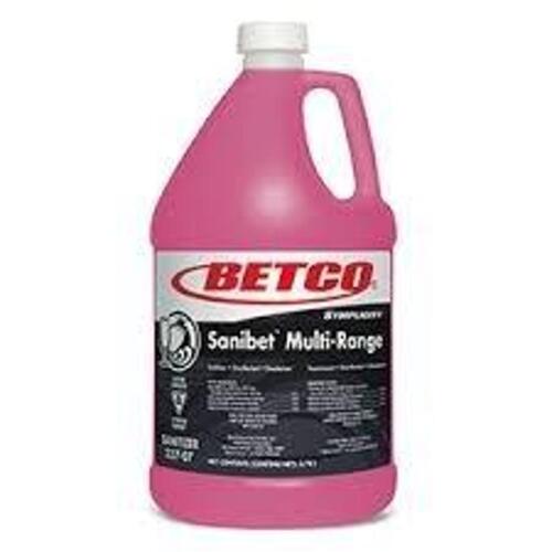DESCRIPTION: (4) SANIBET MULTI-RANGE BRAND/MODEL: BETCO #23704-00 SIZE: 1 GALLON RETAIL$: $30.00 EA QTY: 4