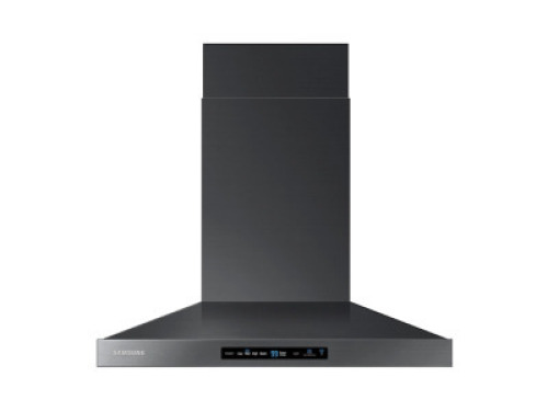 30" WALL MOUNT RANGE HOOD IN BLACK STAINLESS STEEL