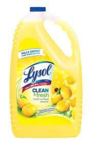DESCRIPTION: (2) MULTI SURFACE CLEANER BRAND/MODEL: LYSOL INFORMATION: CLEAN AND FRESH SIZE: 1 GALLON RETAIL$: $12.85 EA QTY: 2