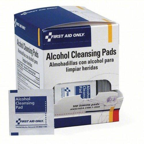 DESCRIPTION: (1) CASE OF (12) BOXES OF (100) ALCOHOL WIPES BRAND/MODEL: FIRST AID ONLY #H305-GR RETAIL$: $8.02 A PACK QTY: 1