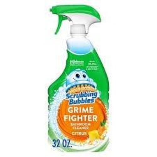 DESCRIPTION: (6) BATHROOM GRIME FIGHTER BRAND/MODEL: SCRUBBING BUBBLES INFORMATION: CITRUS SIZE: 32 FL OZ RETAIL$: $5.00 EA QTY: 6