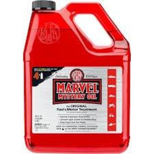 DESCRIPTION: (2) FUEL MOTOR TREATMENT BRAND/MODEL: MARVEL MYSTERY OIL SIZE: 1 GALLON RETAIL$: $26.09 EA QTY: 2
