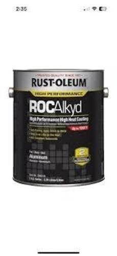 DESCRIPTION: (2) HIGH PERFORMANCE HIGH HEAT COATING BRAND/MODEL: RUST-OLEUM ROCALKYD INFORMATION: ALUMINUM SIZE: 1 GALLON RETAIL$: $92.95 EA QTY: 2
