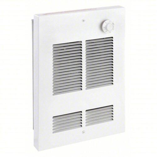 DESCRIPTION: (1) RECESSED ELECTRIC WALL MOUNT HEATER BRAND/MODEL: DAYTON/5ZK68E INFORMATION: 1,500W, 120V AC, 1 Phase, 120V AC, 1-phase, White SIZE: 1