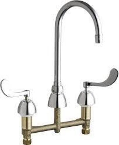 DESCRIPTION: (1) MANUAL SINK FAUCET CONNECTIONS, NO HANDLES INCLUDED BRAND/MODEL: CHICAGO FAUCETS INFORMATION: SEE INSPECTION, JUST THE 3 WAY, NO HAND