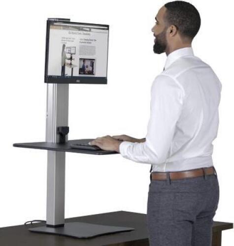 ELECTRIC SIT/STAND MONITOR DESK CONVERTER