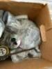 BOX OF ASSORTED LIGHTING FIXTURES AND PARTS - 3