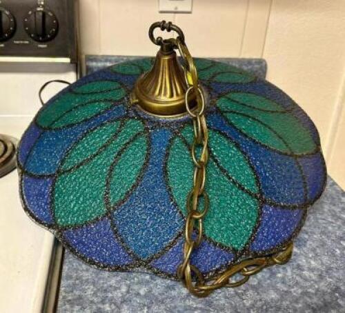 DECORATIVE GLASS HANGING LAMP