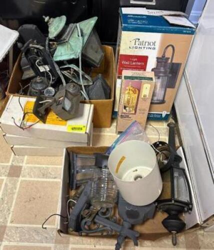 ASSORTED SCONCES AS SHOWN