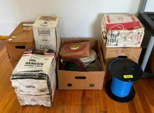 ASSORTED WIRE AND CABLE AS SHOWN