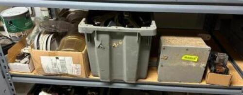 ASSORTED PARTS FOR ELECTRICAL BOXES AS SHOWN