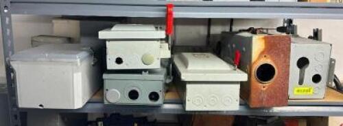 ASSORTED ELECTRICAL BOXES AS SHOWN