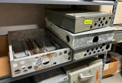 ASSORTED ELECTRICAL BOXES AS SHOWN