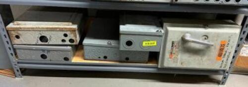 ASSORTED ELECTRICAL BOXES AS SHOWN