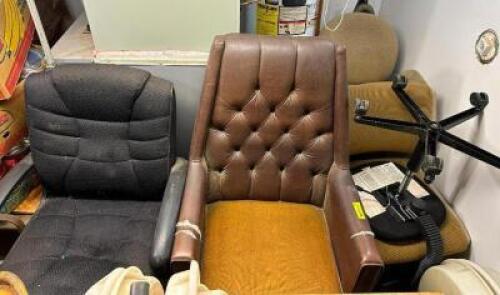 ASSORTED OFFICE CHAIRS AS SHOWN
