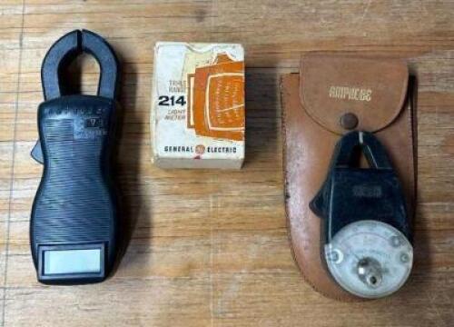 ASSORTED AMPROBES AND LIGHT METER