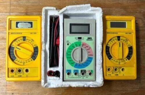 (3) MULTIMETERS