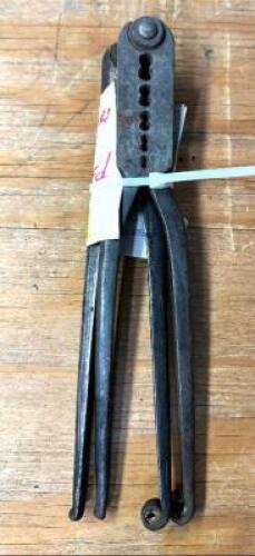 (2) TOP-HINGED CRIMP TOOLS