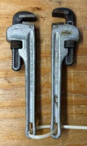 (2) 14" PIPE WRENCHES
