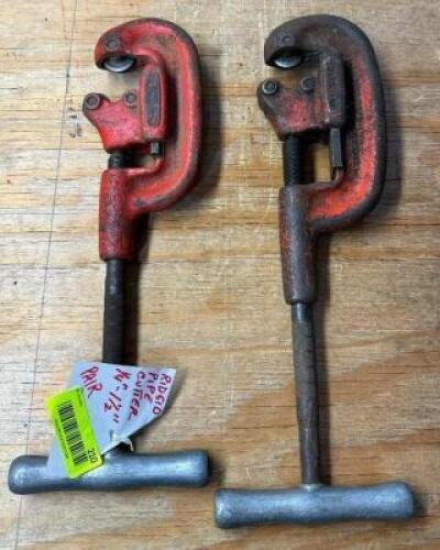 (2) PIPE CUTTERS