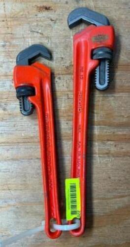 (2) HEX PIPE WRENCHES