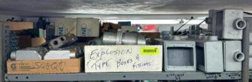 ASSORTED EXPLOSION ELECTRICAL BOXES