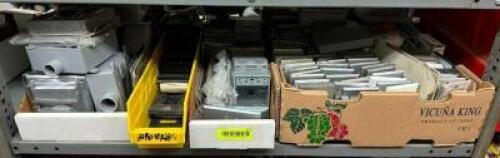 ASSORTED HEAVY DUTY PLATE COVERS AND BOXES