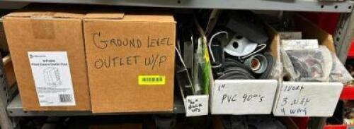 ASSORTED GROUND OUTLETS AND PARTS
