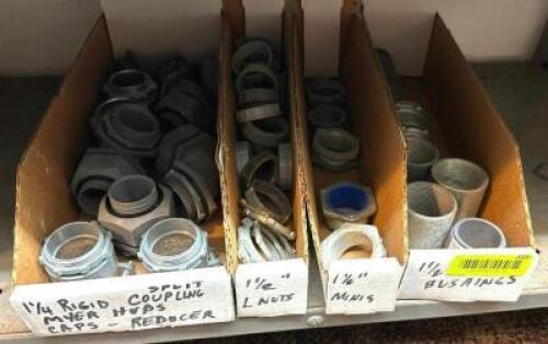 ASSORTED BUSHINGS, REDUCERS AND NUTS AS SHOWN