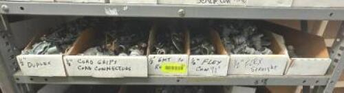 ASSORTED DUPLEXES AND CONNECTORS AS SHOWN