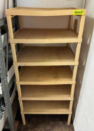 6-TIER PLASTIC SHELVING UNIT