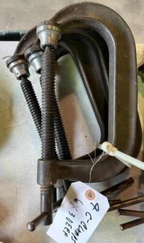 (4)- "C" CLAMPS