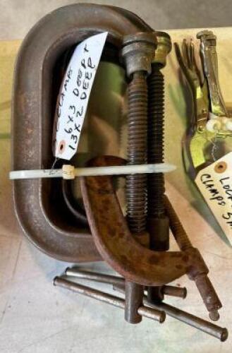 (3)- "C" CLAMPS