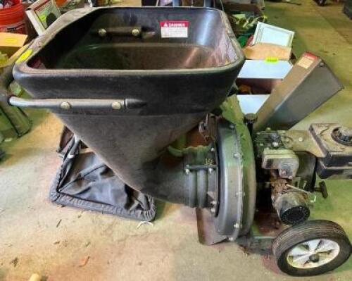 WALK BEHIND 5 HP GAS POWERED DROP SPREADER