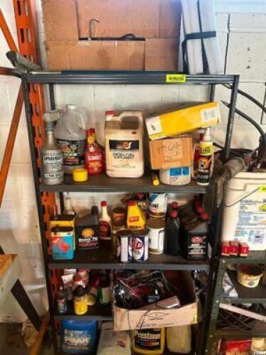METAL SHELF AND CONTENTS - MISC. PARTS, TOOLING, AND HARDWARE