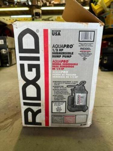 RIDGID 1/2HP SUB PUMP