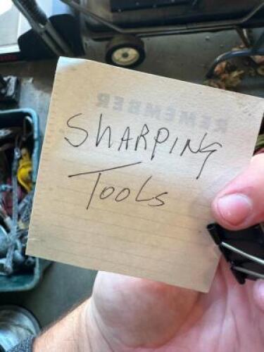 ASSORTED SHARPING TOOLS