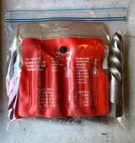 ASSORTED EASY OUT SCREW EXTRACTORS